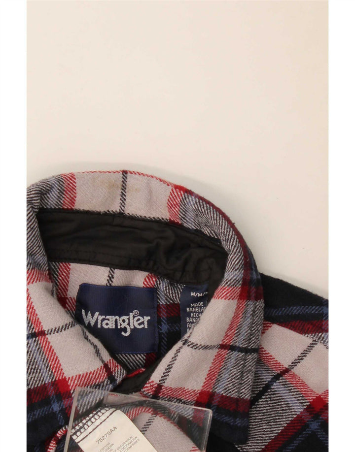 Wrangler muška flanelska košulja srednje tamnoplave karirane boje