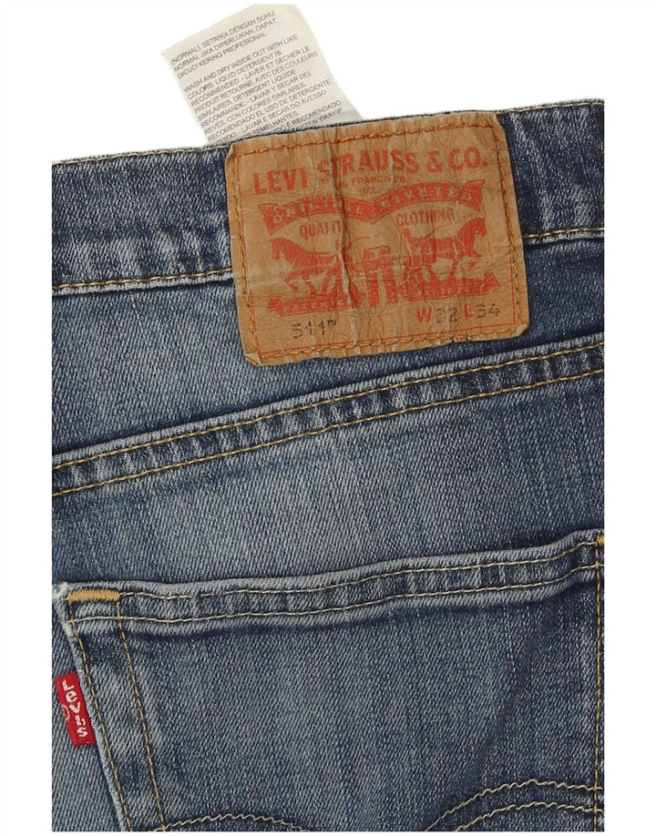 Levi's muške 511 uske traperice W32 L34 plavi pamuk