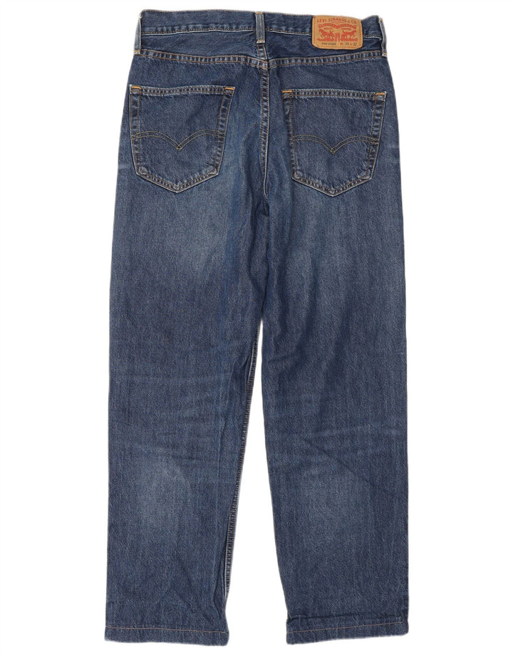 Levi's muške široke traperice W30 L32 plavi pamuk