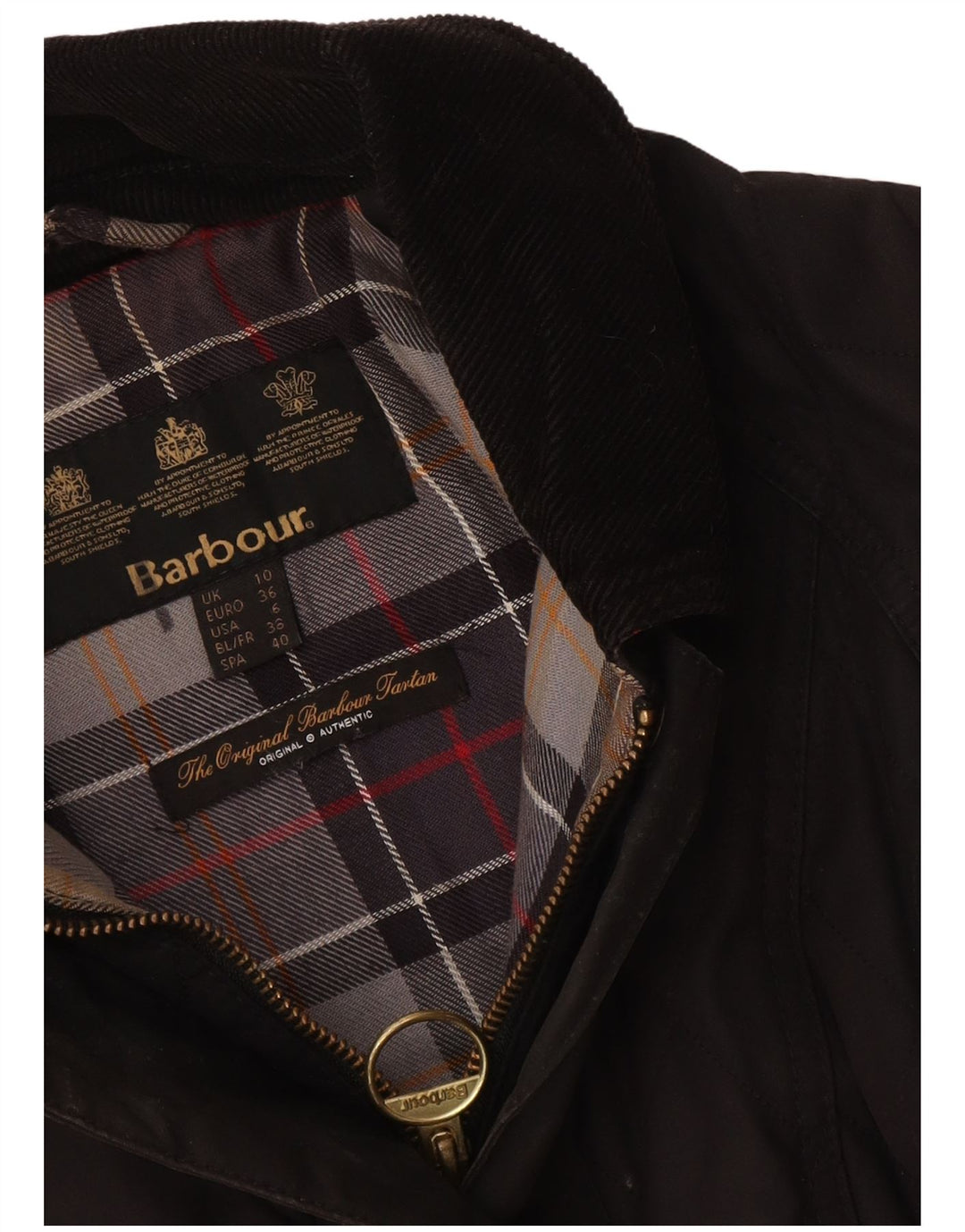 Barbour ženska prošivena jakna UK 10 mala crna
