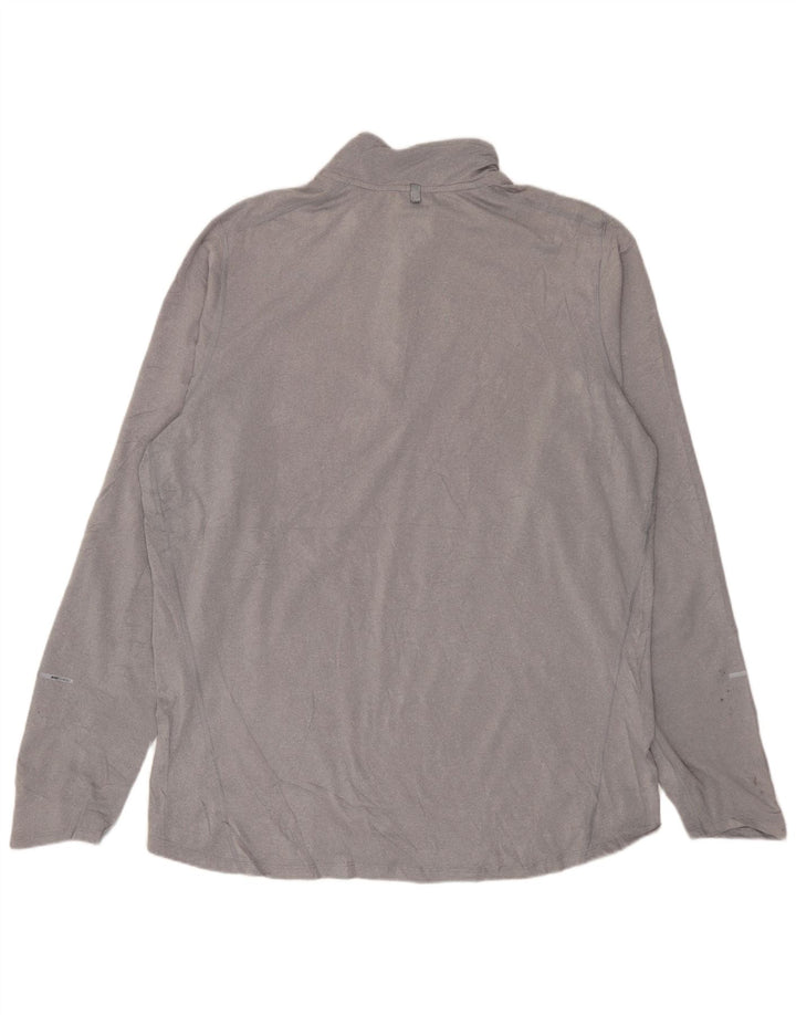 Nike Dri Fit Pulover Pulover Top Trenirka Large Gray Poliester