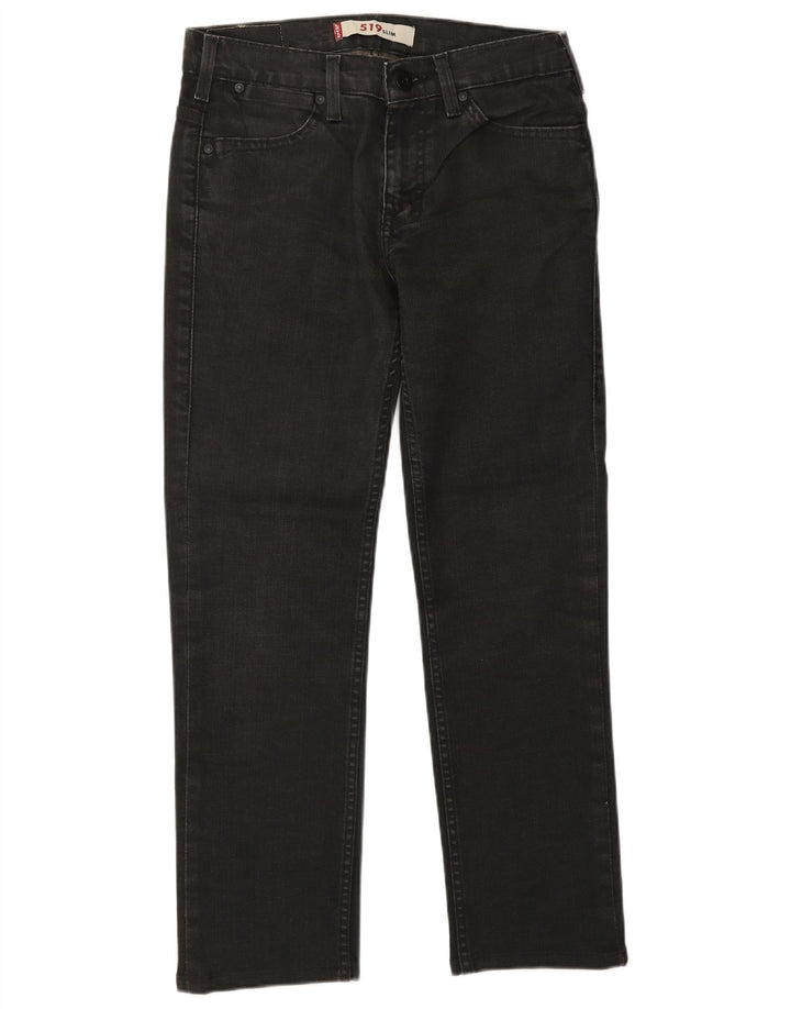 LEVI'S Ženske 519 uske traperice W29 L32 Sivi pamuk