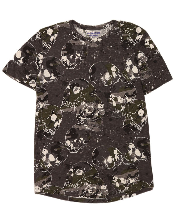 Jack & Jones muška majica kratkih rukava Slim Fit XL siva gotika