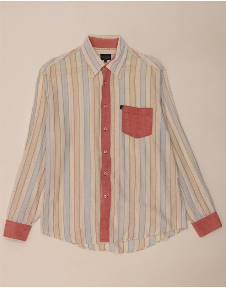 Trussardi Jeans muška košulja 2XL na višebojne pruge