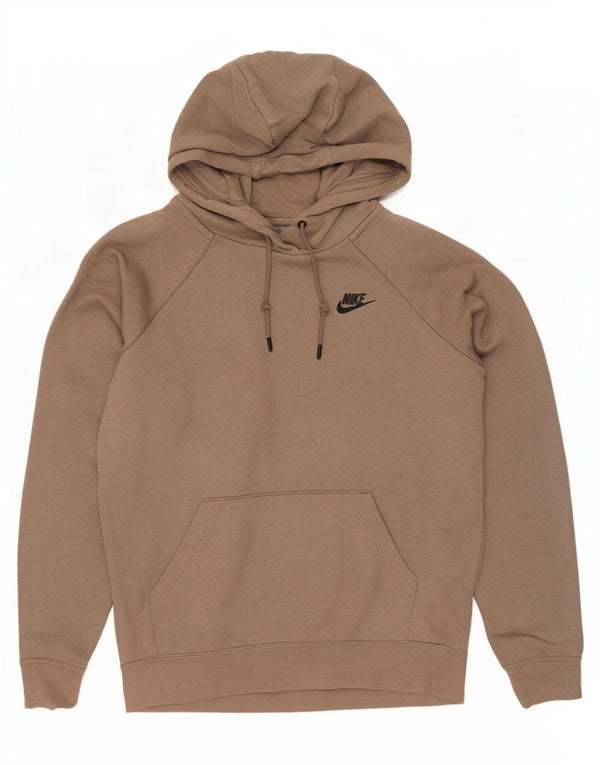 Nike Muška majica s kapuljačom Mala smeđa pamučna