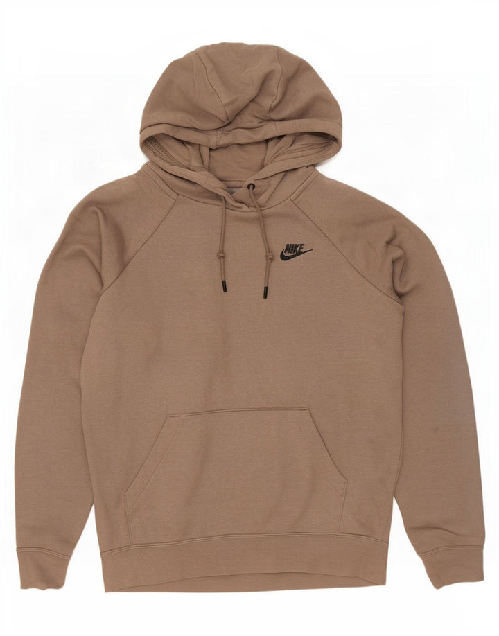 Nike Muška majica s kapuljačom Mala smeđa pamučna