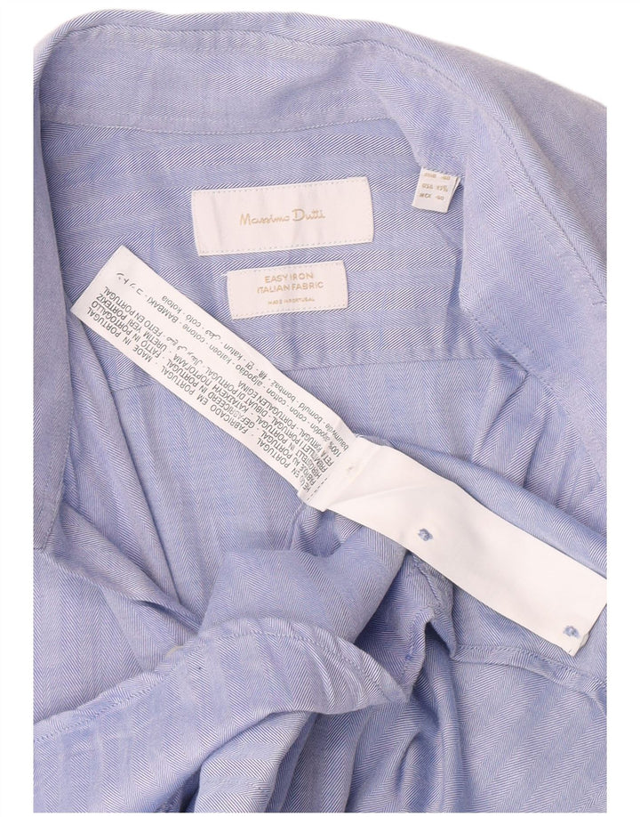 Massimo Dutti muška košulja EU 40 15 1/2 srednje plavi pamuk