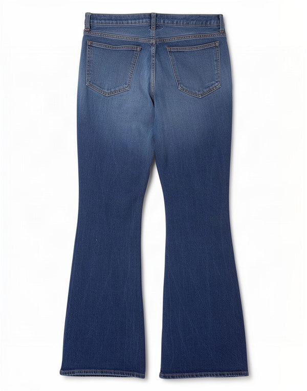 Abercrombie & Fitch ženske lepršave traperice Curve US 16 2XL W33 L33 Plava