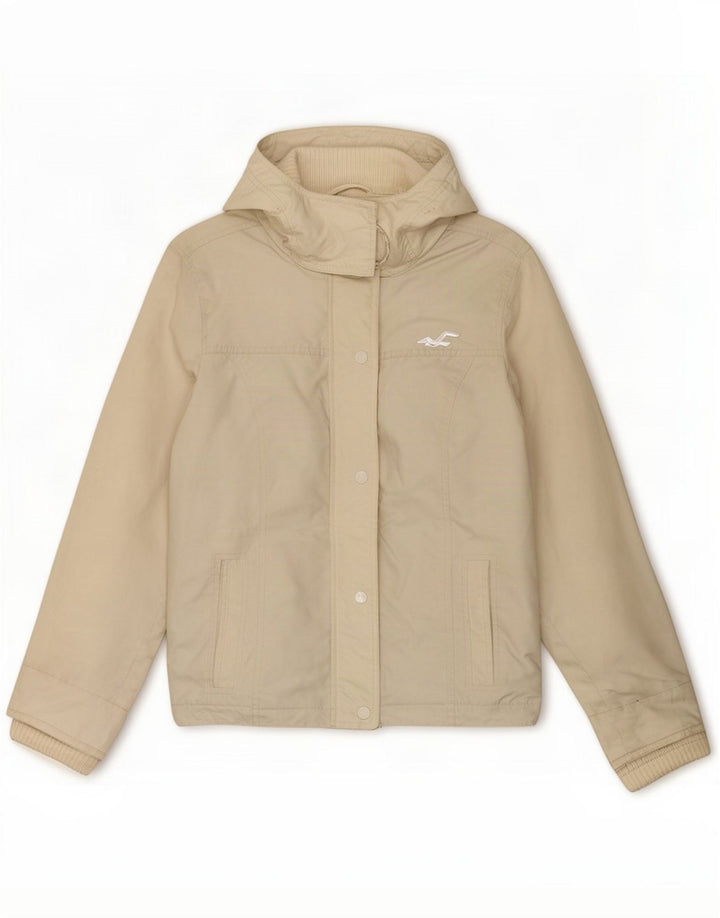 Hollister ženska jakna vjetrovka UK 14 Large White Polyester