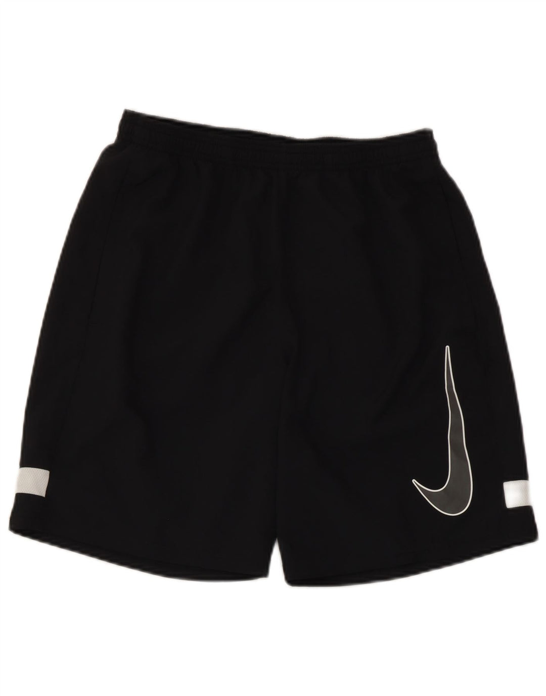 Nike muške Dri Fit grafičke sportske kratke hlače srednje crne boje od poliestera