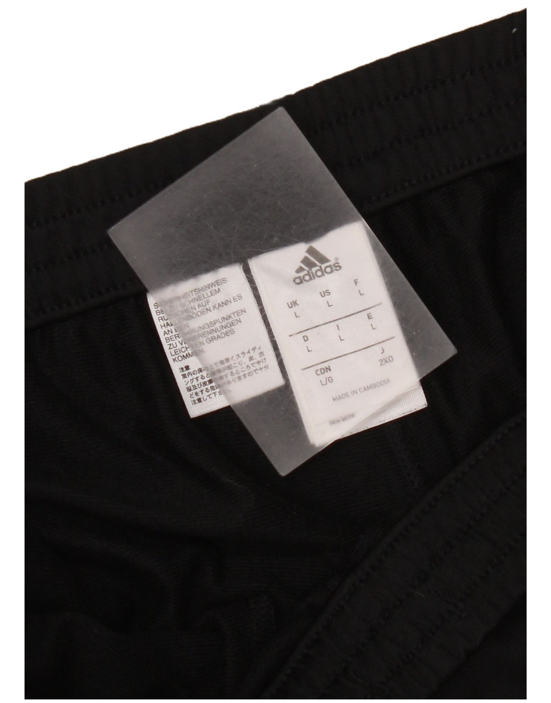 Adidas muška trenirka hlače Joggers veliki crni poliester