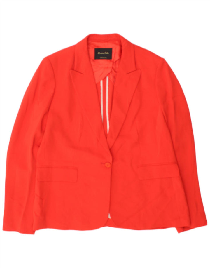 Massimo Dutti ženski sako sa 1 gumbom EU 44 XL crvena viskoza