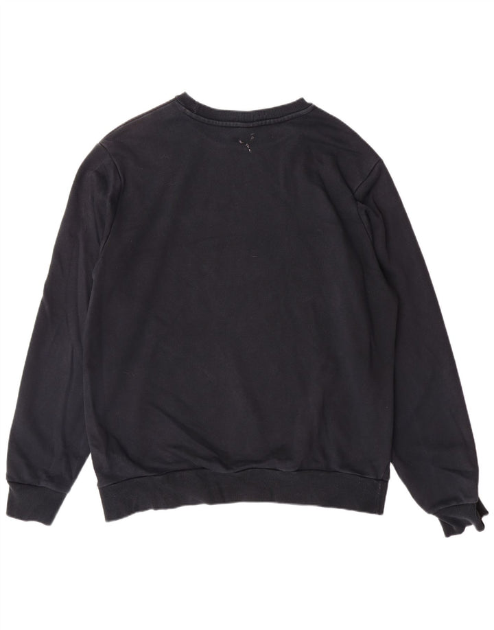 PUMA Mens Graphic Sweatshirt Jumper XL Black Cotton