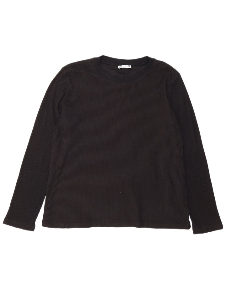 Zara ženska majica dugih rukava UK 18 XL crna