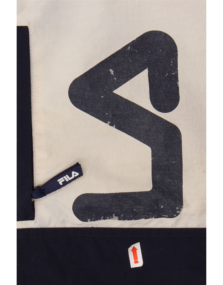 FILA muška grafička vjetrovka jakna UK 44 2XL višebojni blok boja