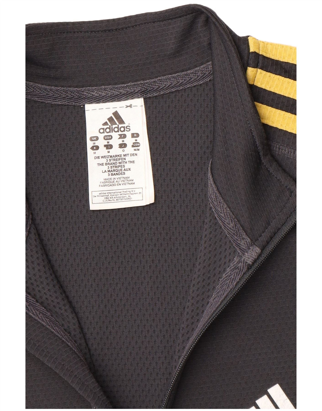 Adidas muška trenirka Climalite s patentnim izrezom, gornji dio trenirke srednje sive boje od poliestera