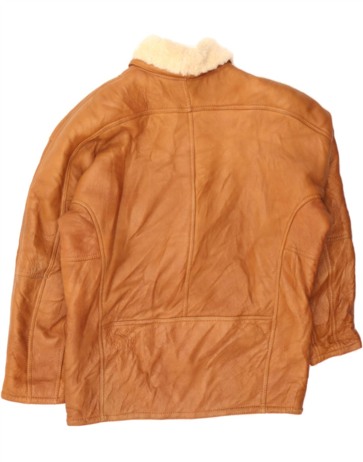 VINTAGE muška jakna s ovčicama IT 52 XL smeđa