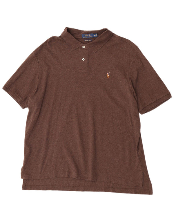 Polo Ralph Lauren muška polo majica XL smeđi pamuk