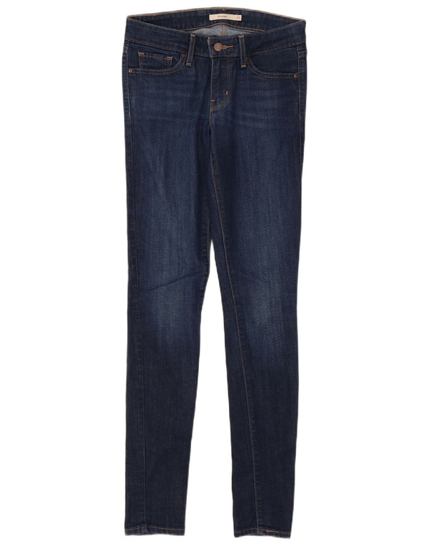 Levi's ženske 711 uske traperice W25 L32 plavi pamuk