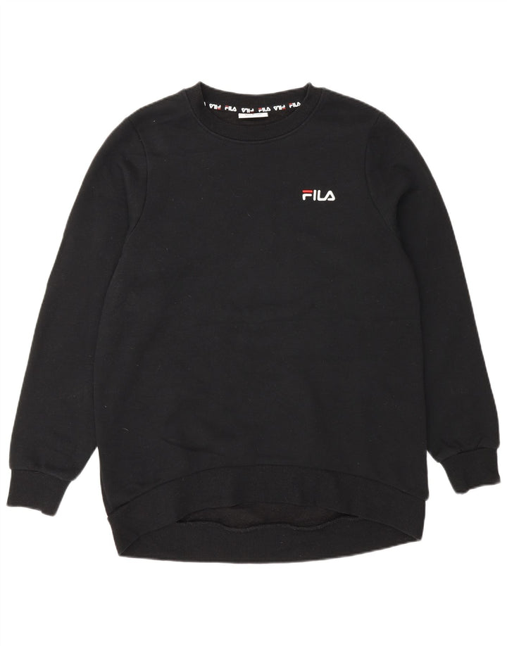Fila Ženski džemper UK 10 Mali crni pamuk