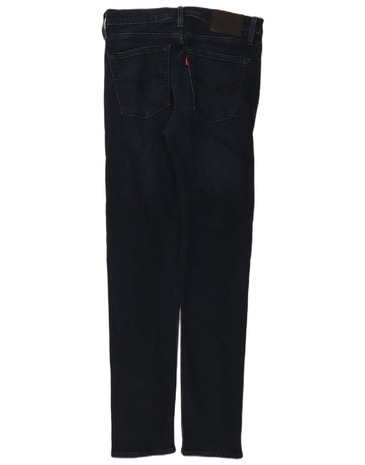 Levi's muške uske traperice W32 L34 tamnoplavi pamuk