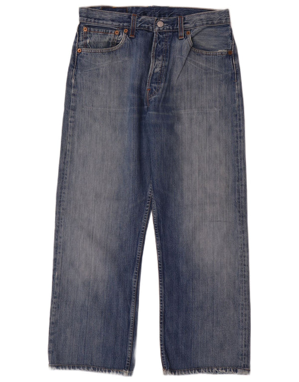 Levi's muške 501 ravne traperice W33 L27 plavi pamuk