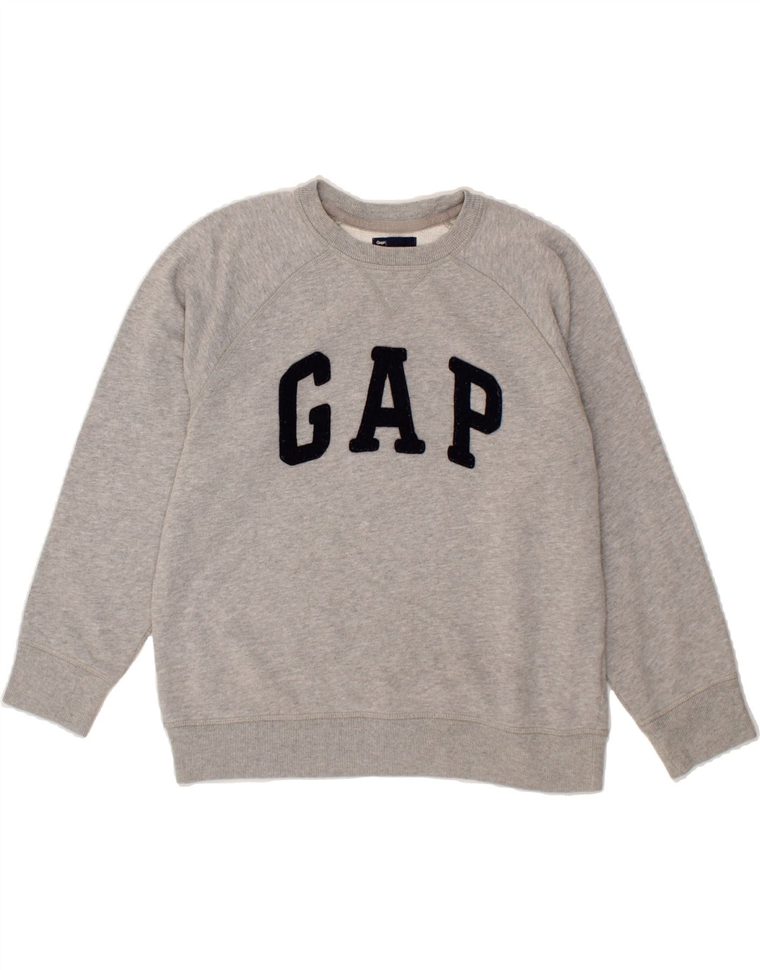 GAP Boys Graphic Sweatshirt Jumper 12-13 Years Grey Cotton Vintage Gap and Second-Hand Gap from Messina Hembry 