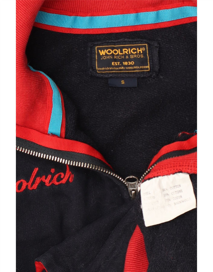 Woolrich muška grafička gornja jakna trenirke Mala tamnoplava boja
