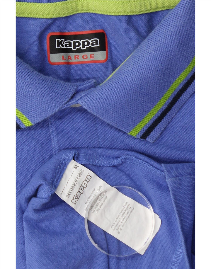 Kappa muška polo majica Large Blue Pamuk