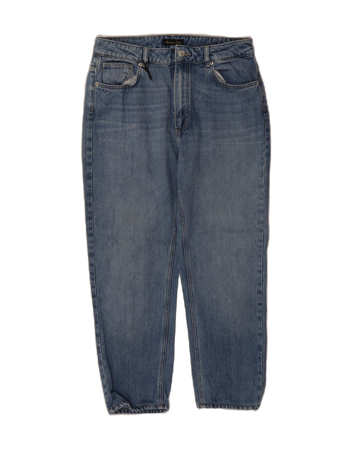 MASSIMO DUTTI Womens Cropped Jeans EU 40 Medium W30 L25 Blue Cotton Vintage Massimo Dutti and Second-Hand Massimo Dutti from Messina Hembry 