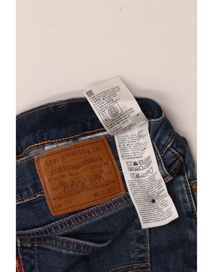 Levi's muške 511 uske traperice W32 L30 plavi pamuk
