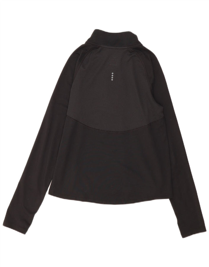 Nike Ženska trenirka Dri Fit Zip Neck Top UK 10 Small Black