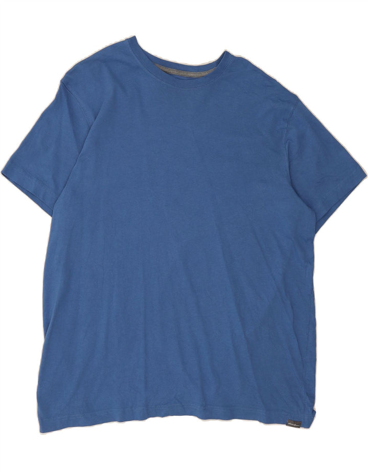 EDDIE BAUER Mens T-Shirt Large Blue Cotton Vintage Eddie Bauer and Second-Hand Eddie Bauer from Messina Hembry 