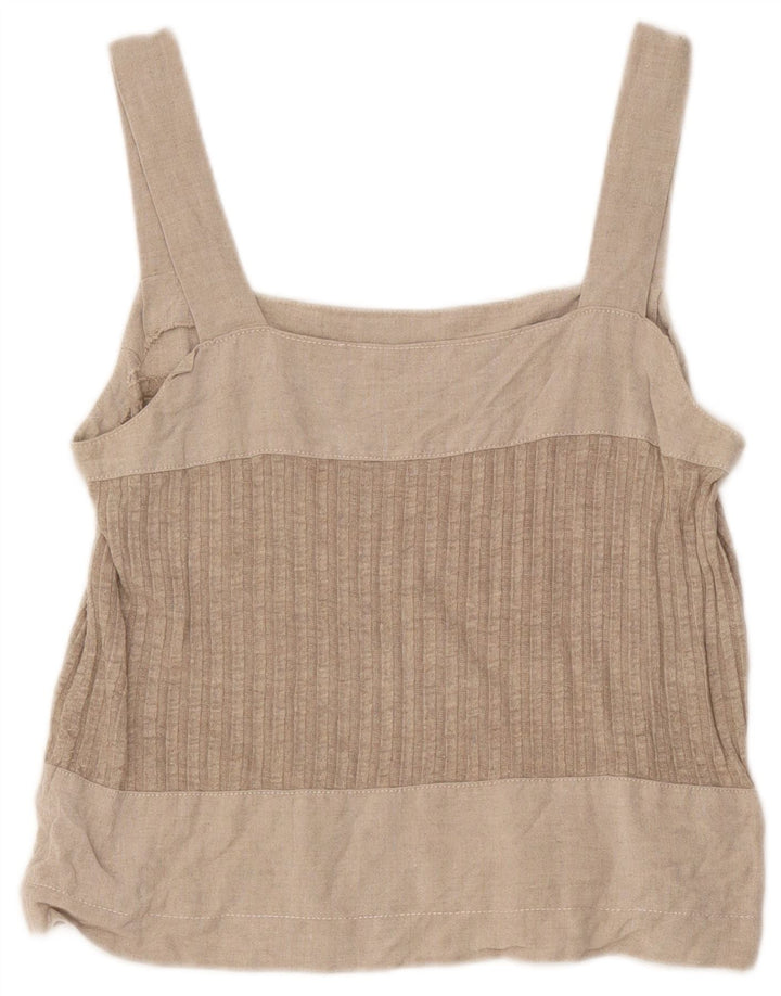 Vintage ženski kratki Cami Top UK 8 Small Grey Colourblock