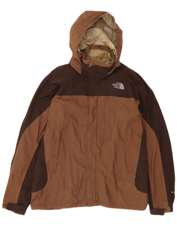 The North Face Hyvent muška kišna jakna s kapuljačom UK 40 Large Brown Colourblock