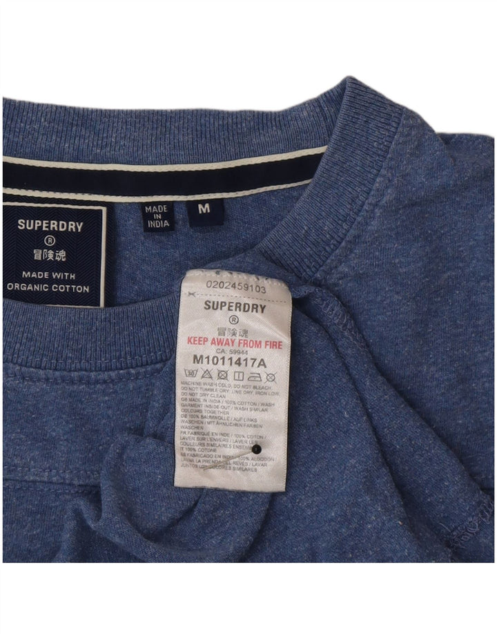 Superdry muška majica kratkih rukava Srednje plavi flekasti pamuk