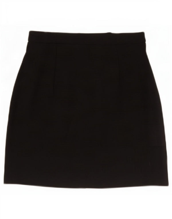 Marks & Spencer ženska mini suknja UK 10 mala W27 crna viskoza