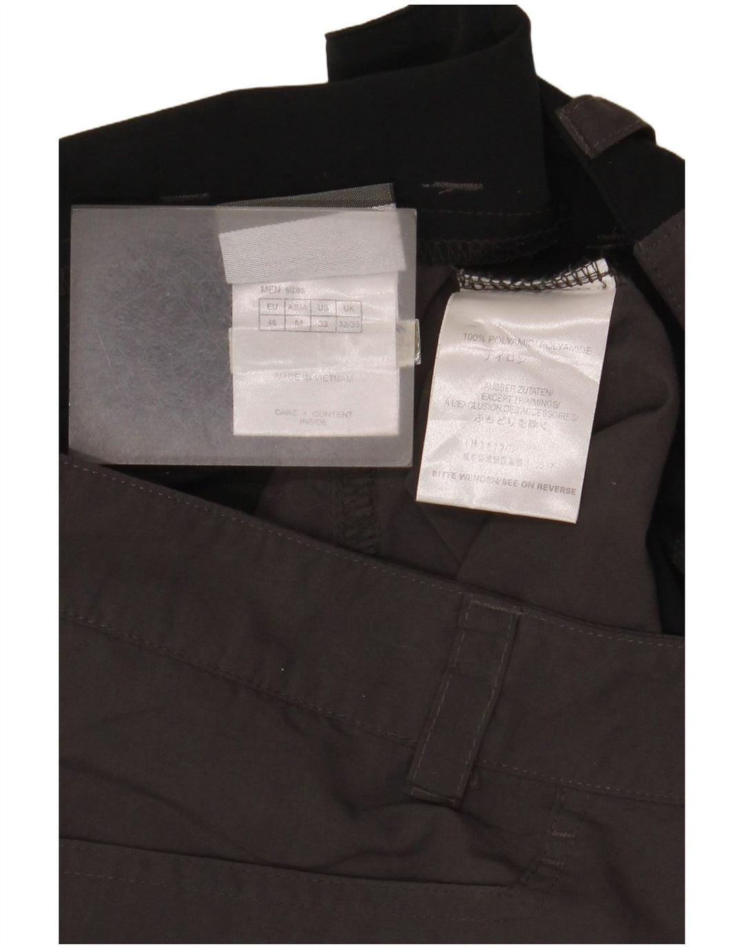 Jack Wolfskin muške kargo kratke hlače EU 48 srednje veličine W32 blok sive boje