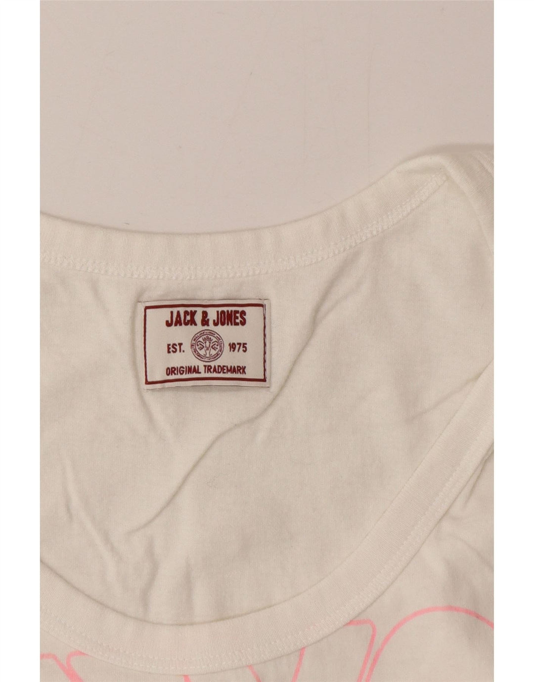 Jack & Jones muški grafički prsluk Mali bijeli