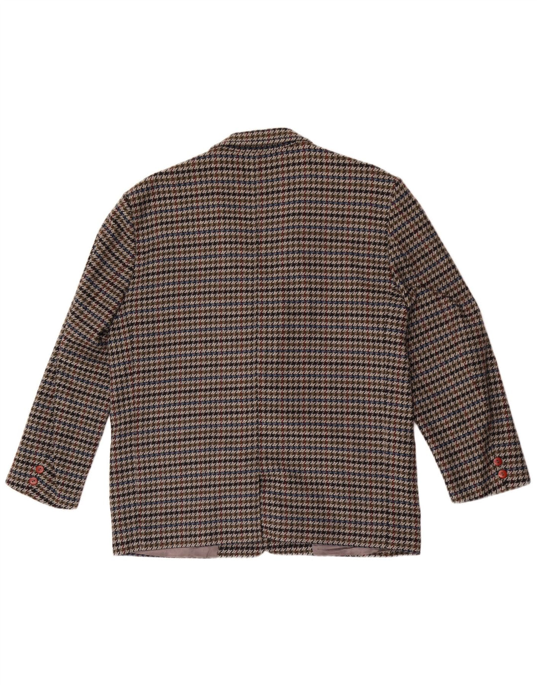 Vintage ženska jakna sa 2 gumba IT 48 XL višebojna houndstooth