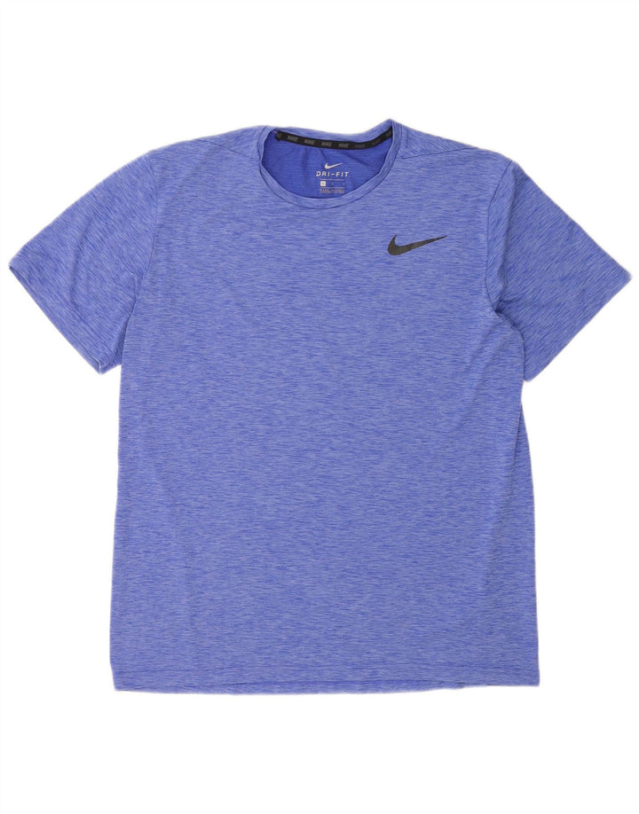 Nike Dri Fit majica s velikim plavim flekama od poliestera