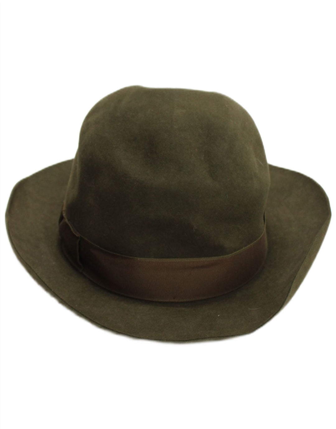 Cervo muški fedora šešir srednje boje kaki klasičan