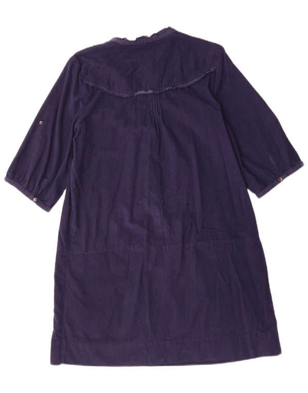 JOHN LEWIS Ženska haljina-tunika od samta 3/4 rukava UK 14 Velika tamnoplava