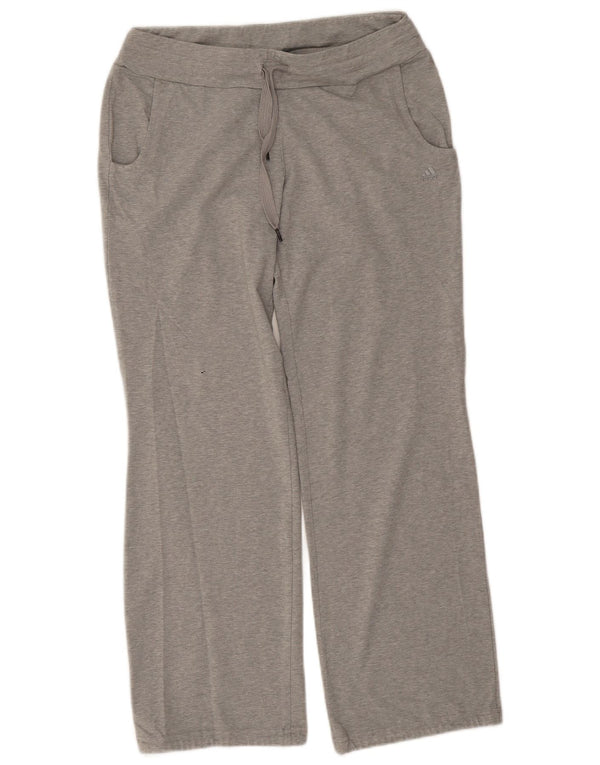 Adidas Ženske Climalite Trenirke Hlače UK 8/10 Male sive pamučne