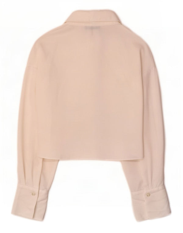 Zara ženska kratko košulja bluza UK 6 XS bijela