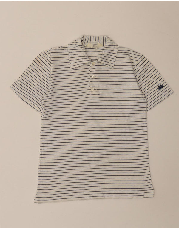 Kappa polo majica za dječake 11-12 godina, bijeli pamuk na pruge