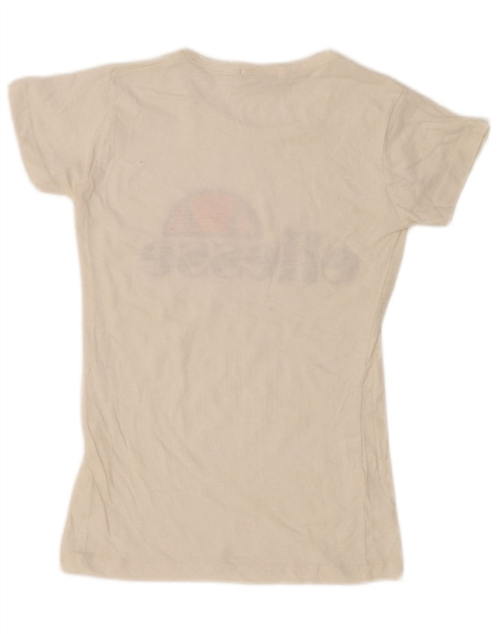 Ellesse Ženska majica kratkih rukava s grafičkim motivima UK 12 Medium Off White