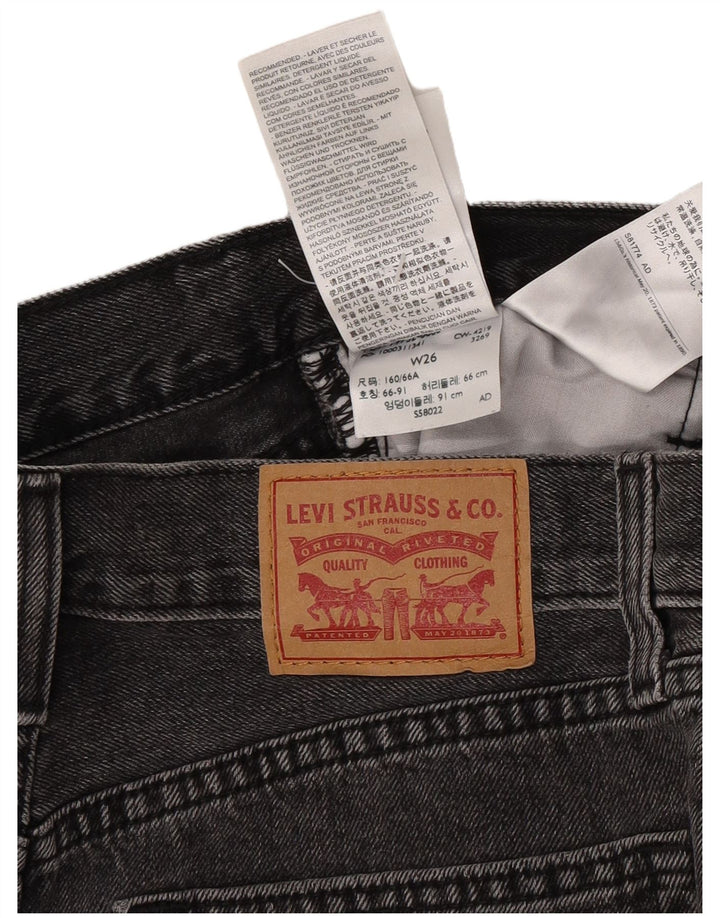 Levi's ženska traper suknja W26 Mala siva pamuk