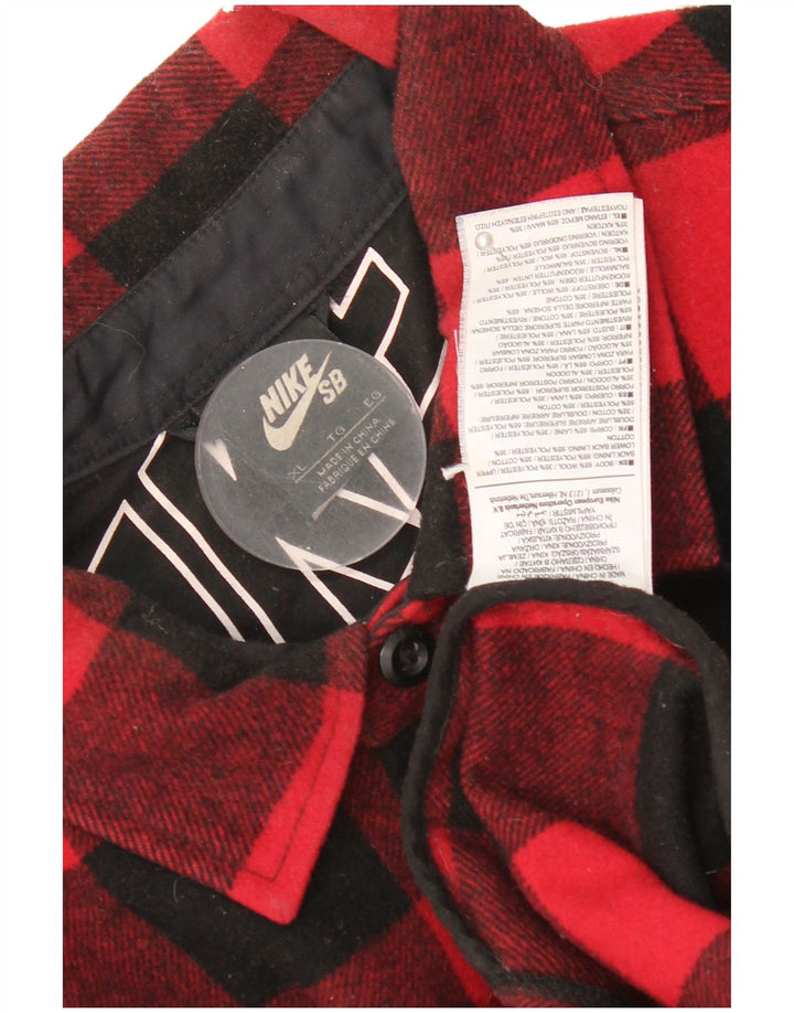 Nike muška majica od flanela Lumberjack XL crvena vuna od ginghama