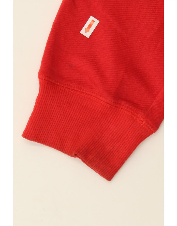 CHAMPION Mens Graphic Sweatshirt Jumper Small Red Cotton Vintage Champion and Second-Hand Champion from Messina Hembry 